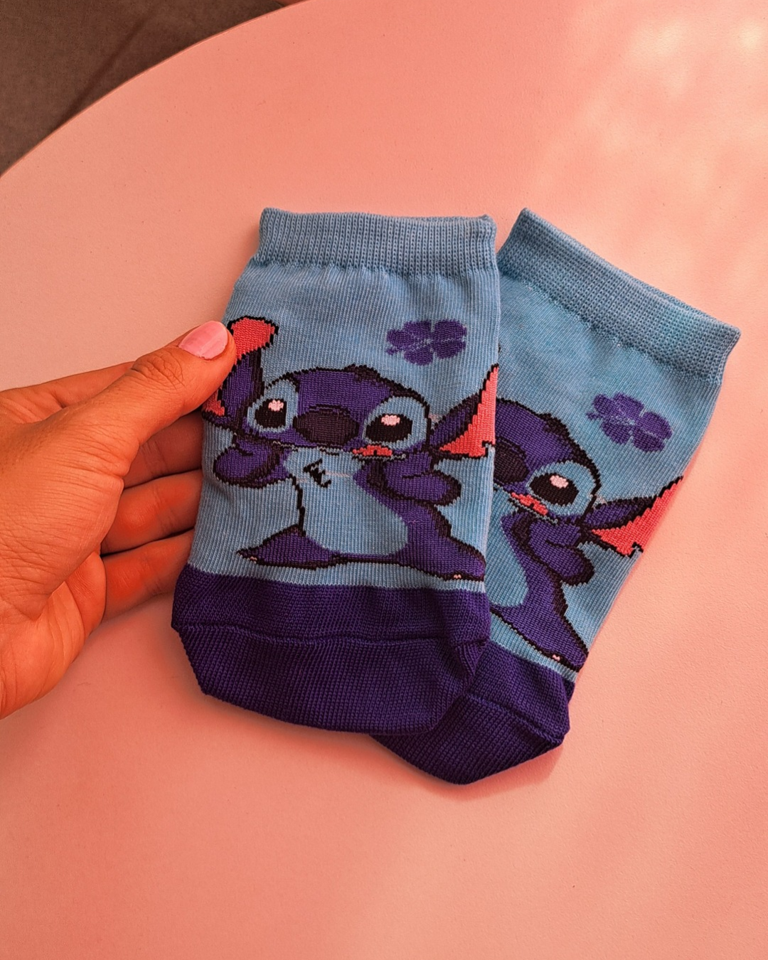 Medias Soquete Stich | Algodón